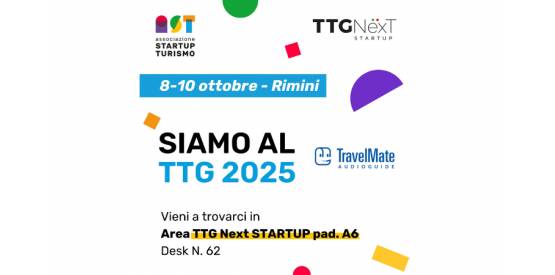 Come meet us at the International Tourism Fair in Rimini on October 08-09-10